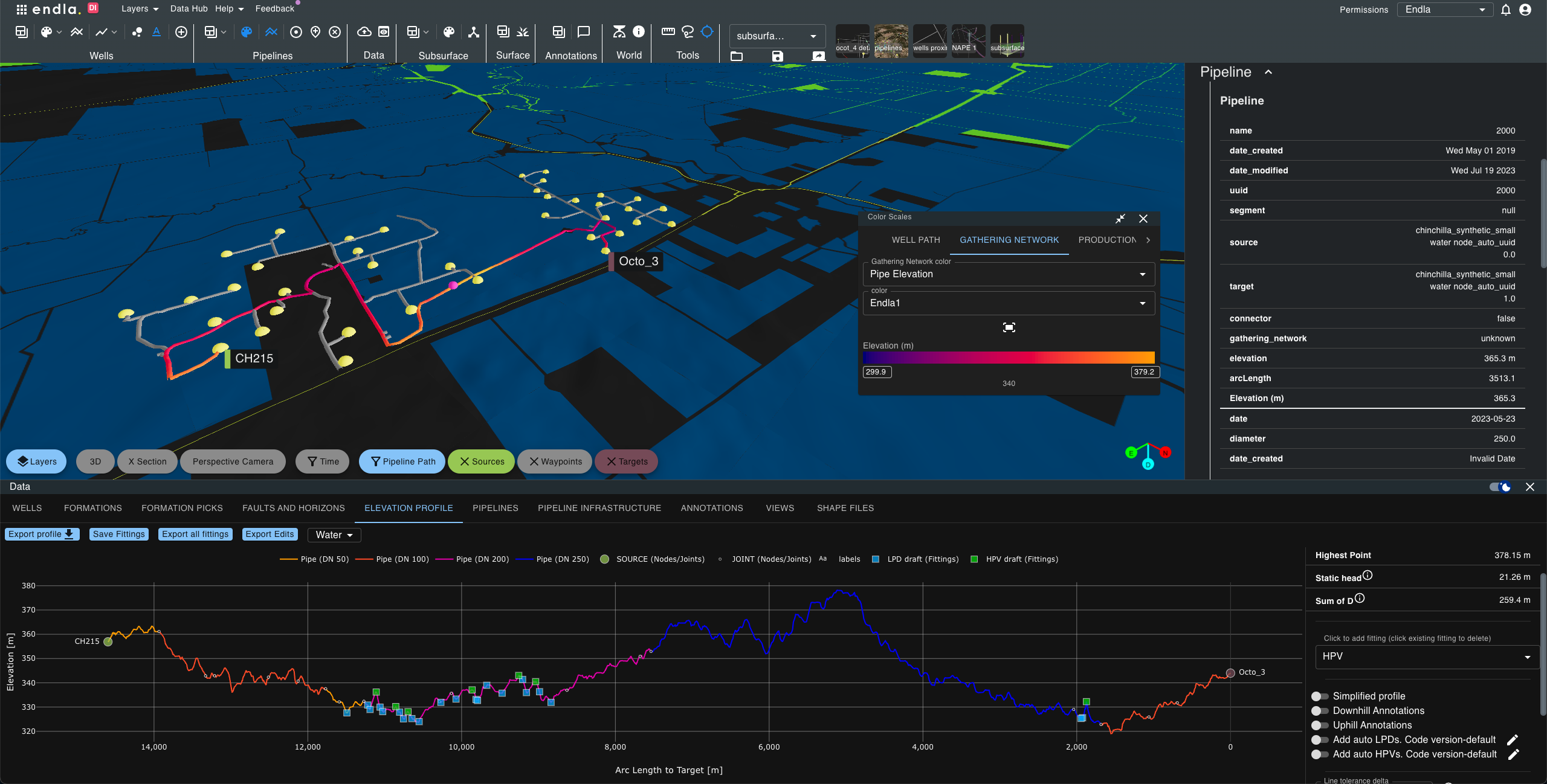 See the bigger picture with map tiles alongside your subsurface information.